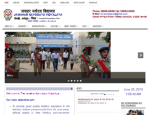 Tablet Screenshot of jnvanantapur.org